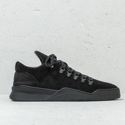 Low top ghost waxed suede deals all black