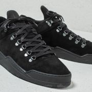 Men s shoes Filling Pieces Mountain Cut Ghost Waxed Suede All Black Footshop