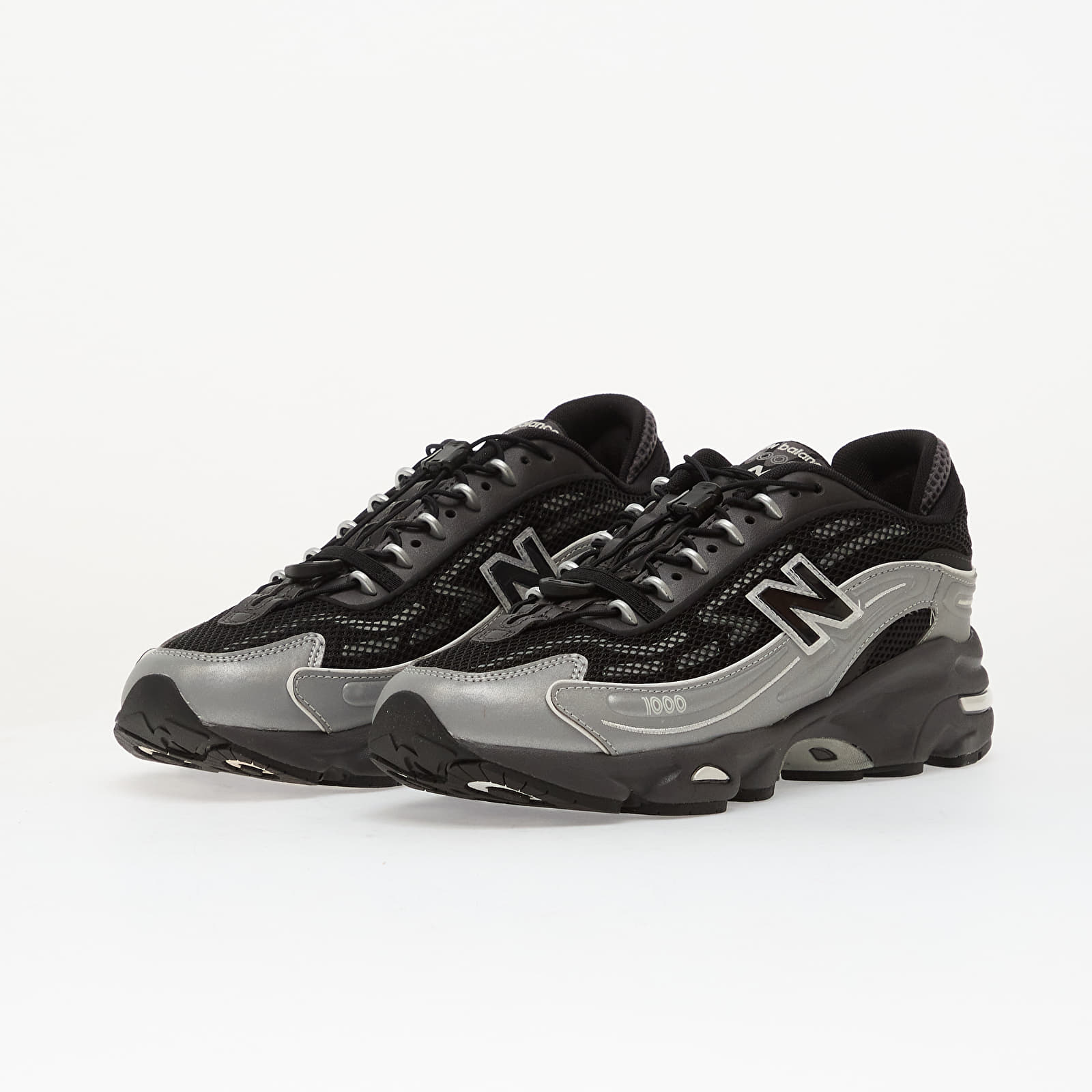 Sapatos de homem New Balance 1000 Silver Metallic/ Black