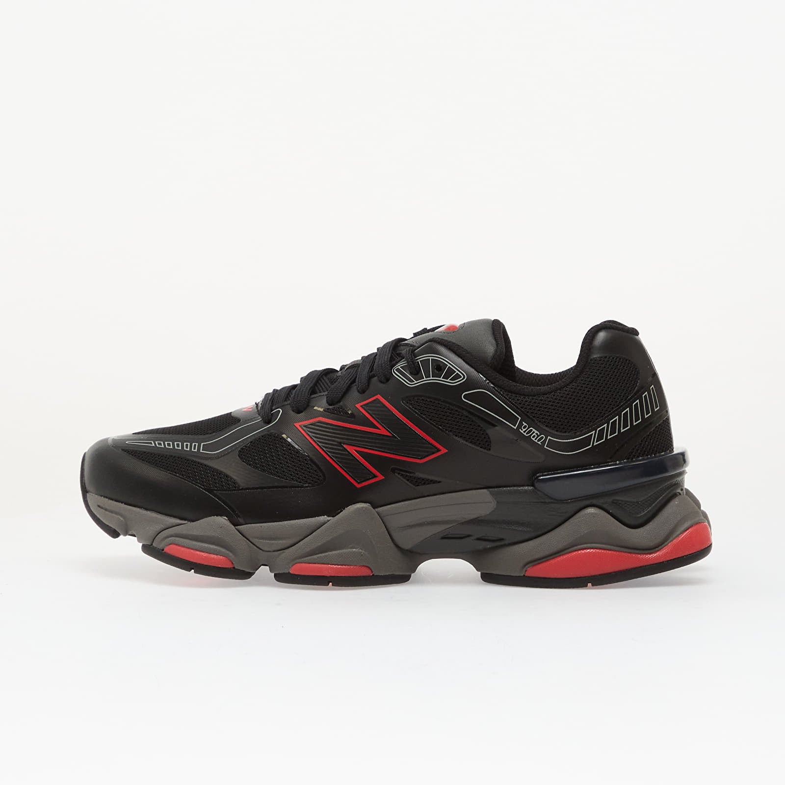 Vīriešu apavi New Balance 9060 Black/ Fire Cracker