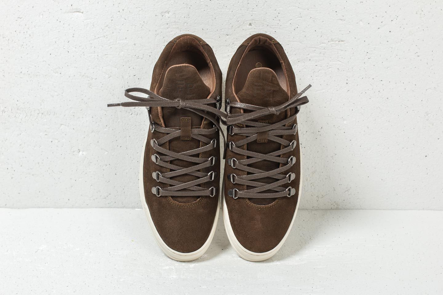 Men's shoes Filling Pieces Mountain Cut Ghost Waxed Suede Dark Green