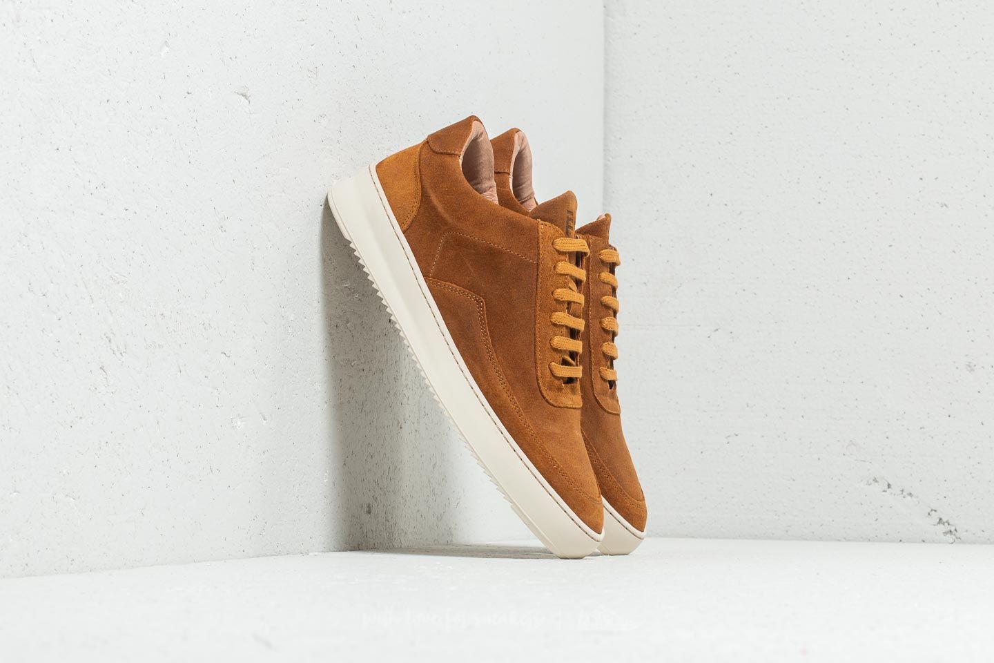 Herren Sneaker und Schuhe Filling Pieces Low Mondo Ripple Nardo Suede Beige