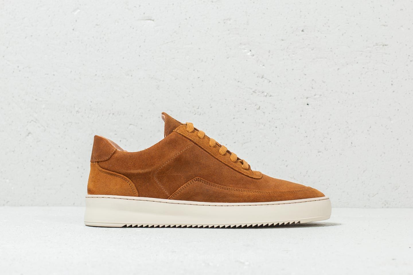 Herren Sneaker und Schuhe Filling Pieces Low Mondo Ripple Nardo Suede Beige