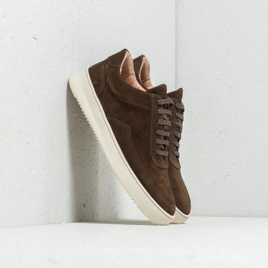 Men's shoes Filling Pieces Low Mondo Ripple Nardo Suede Army Green