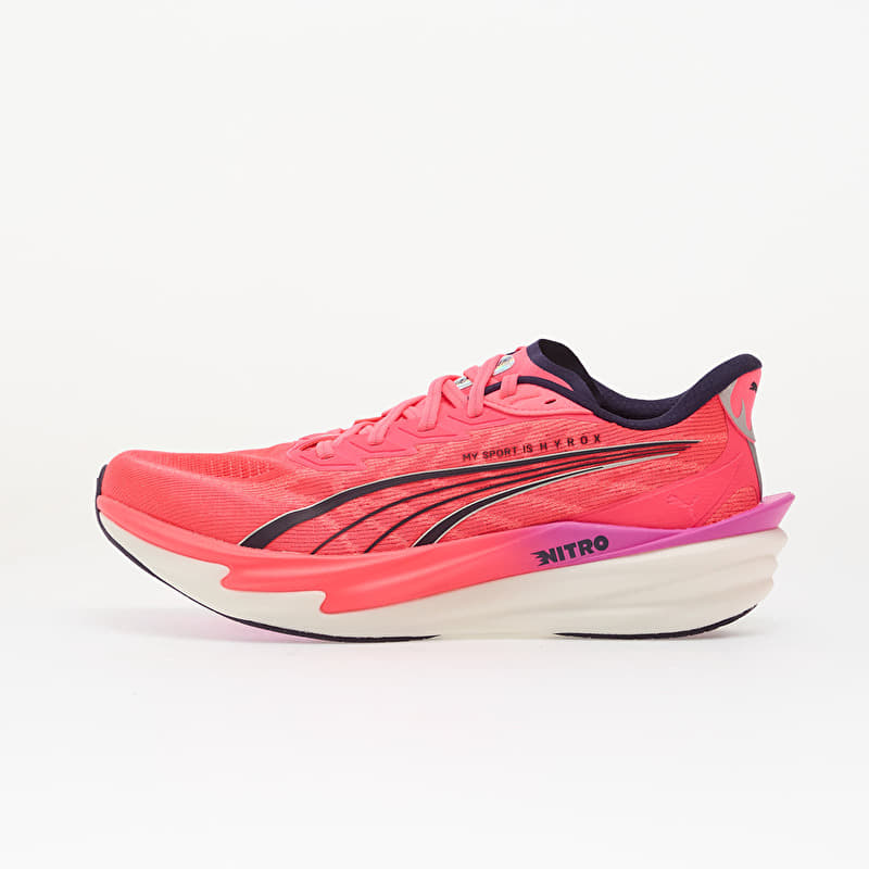 Puma Deviate NITRO 4 PUMA X HYROX White/ Electric Orchid/ Pink