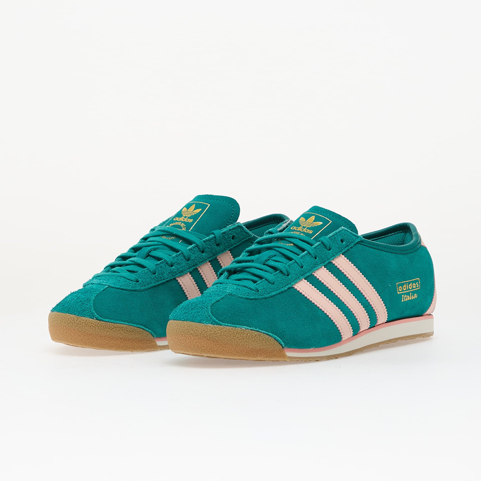 Naisten kengät adidas Italia 70s Power Green/ Sandy Pink/ Gold Met.