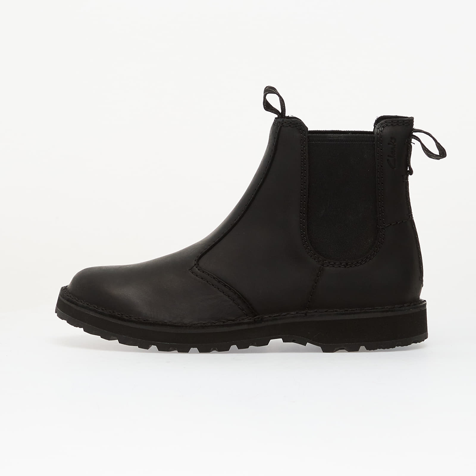 Levně Tenisky Clarks Solsbury Easy Black Leather