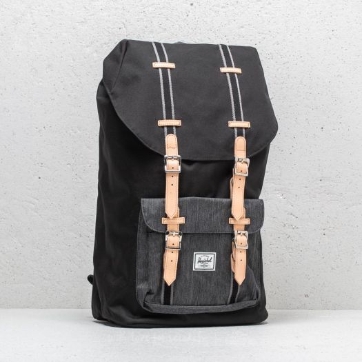 Herschel little america black denim shop