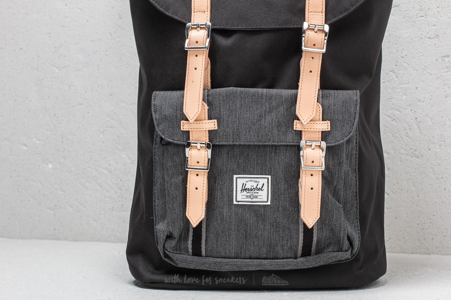 Backpacks Herschel Supply Co. Little America Backpack Black Black Denim Footshop