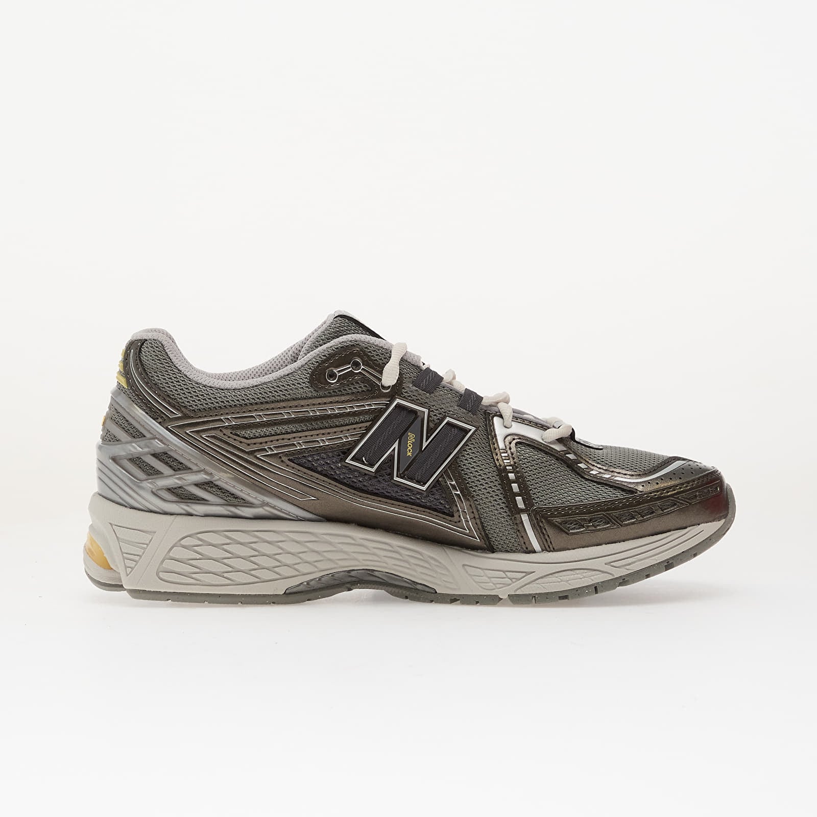 Herren Sneaker und Schuhe New Balance 1906 Slate Grey/ Black Metallic/ White Peach