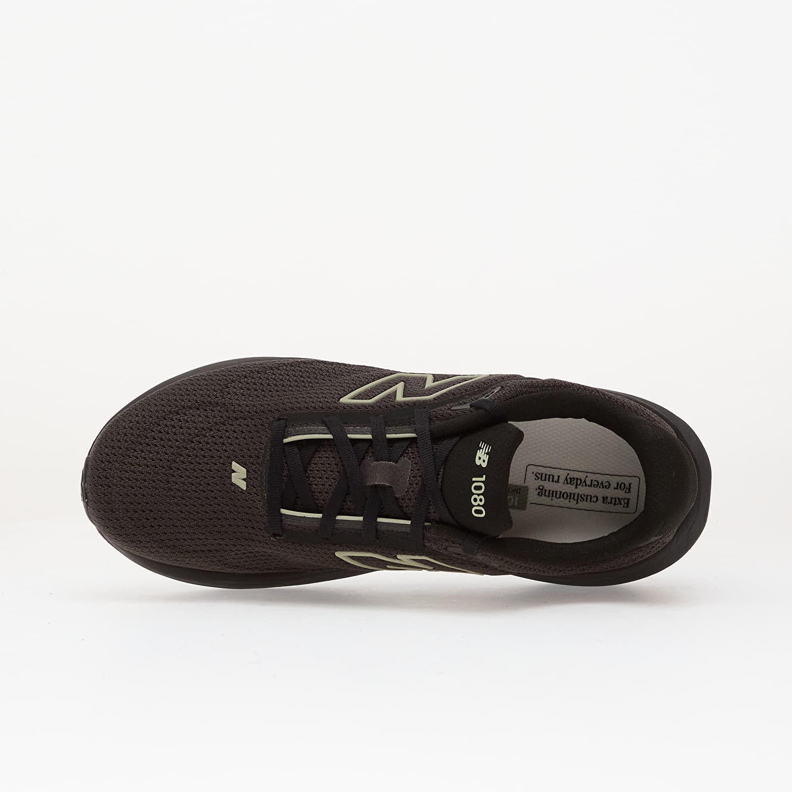 Мъжки кецове и обувки New Balance 1080 v15 Black/ Faded Black/ Olivine