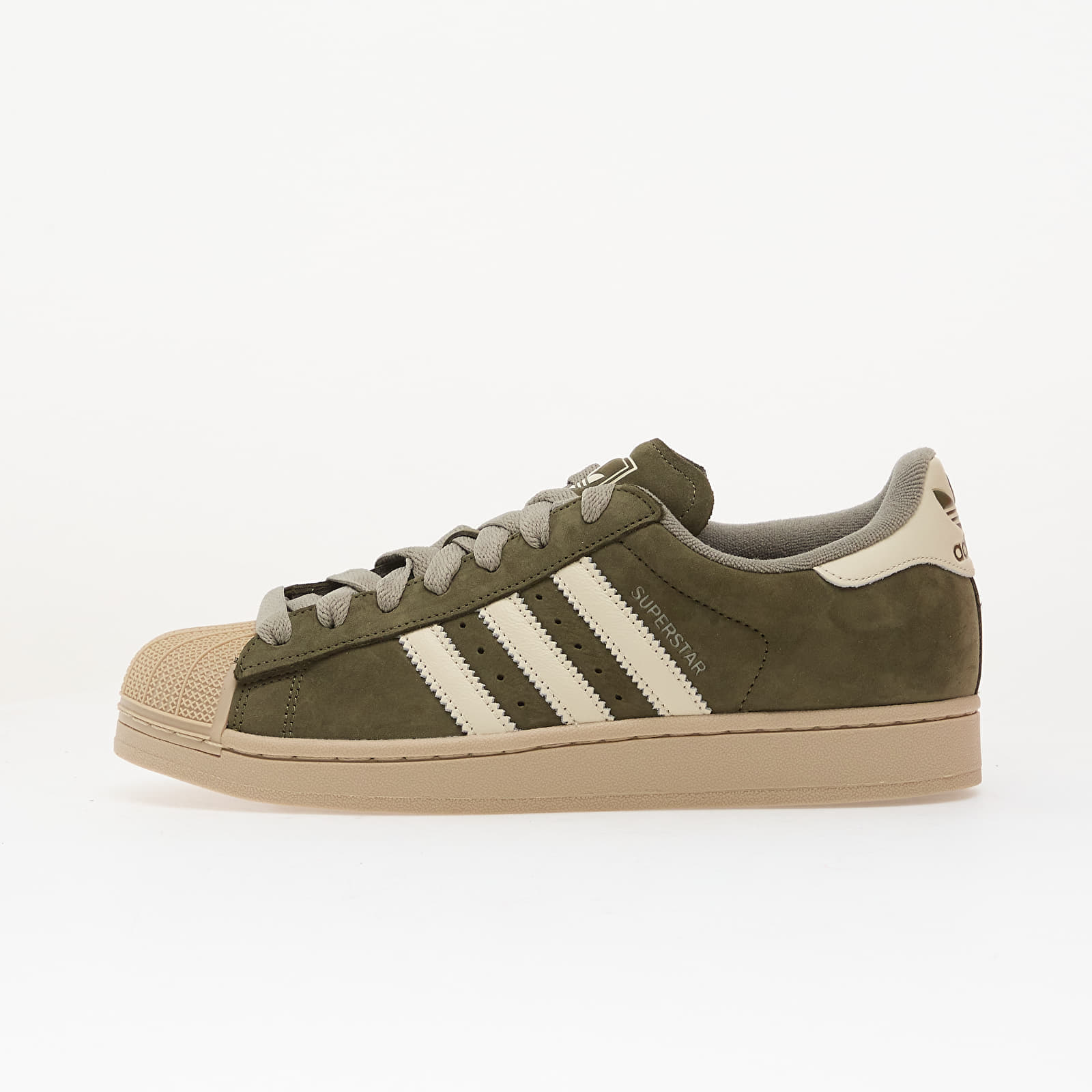 Levně Tenisky adidas Superstar II Olive Strata/ Off White/ Stokha