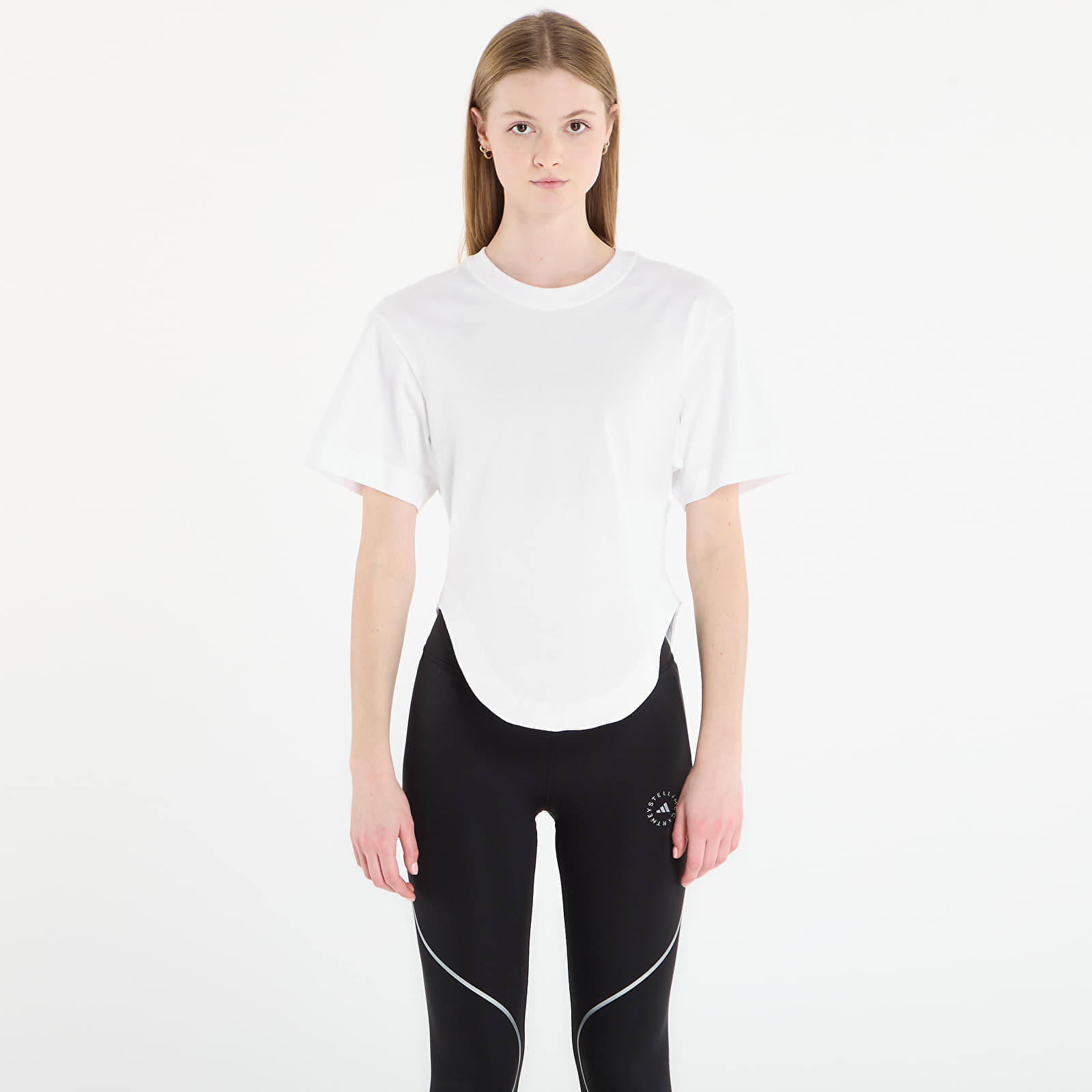 Тениска adidas x Stella McCartney Crfd Hem T White/ Black XS