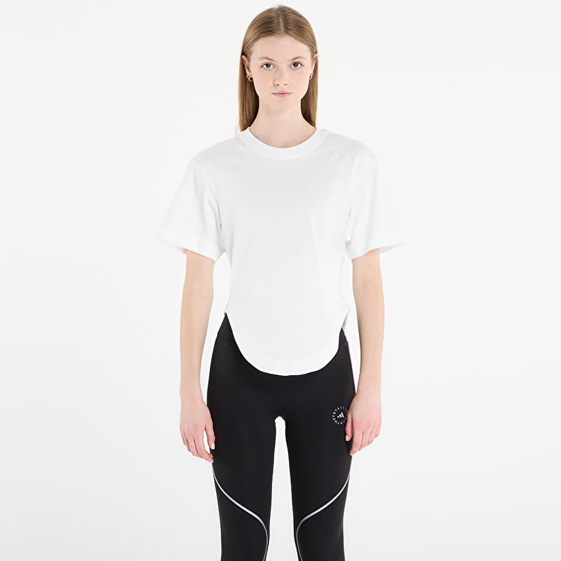 T-shirt adidas x Stella Mccartney Sportswear Curved Hem T-Shirt White/ Black