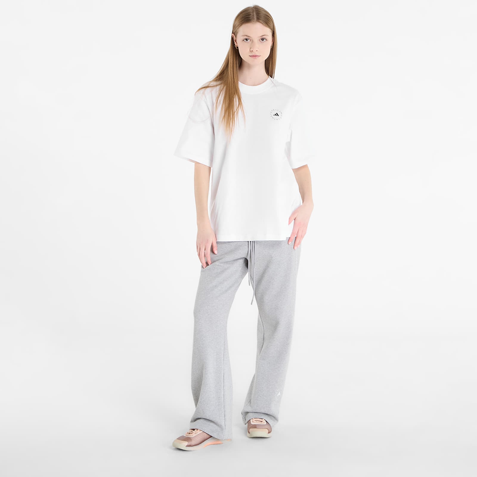 Trenirka hlače  adidas x Stella McCartney Straight P Medium Grey Heather