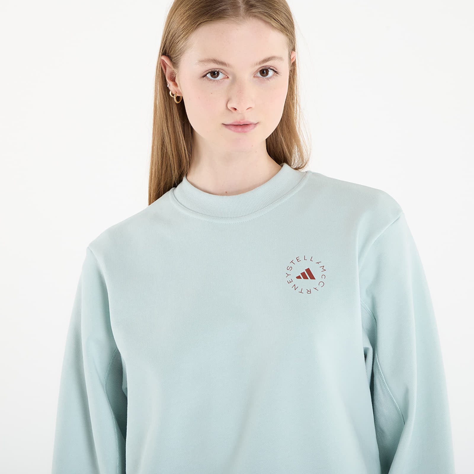 Hoodies en truien adidas x Stella McCartney Reg Sw Sh Vapor Green