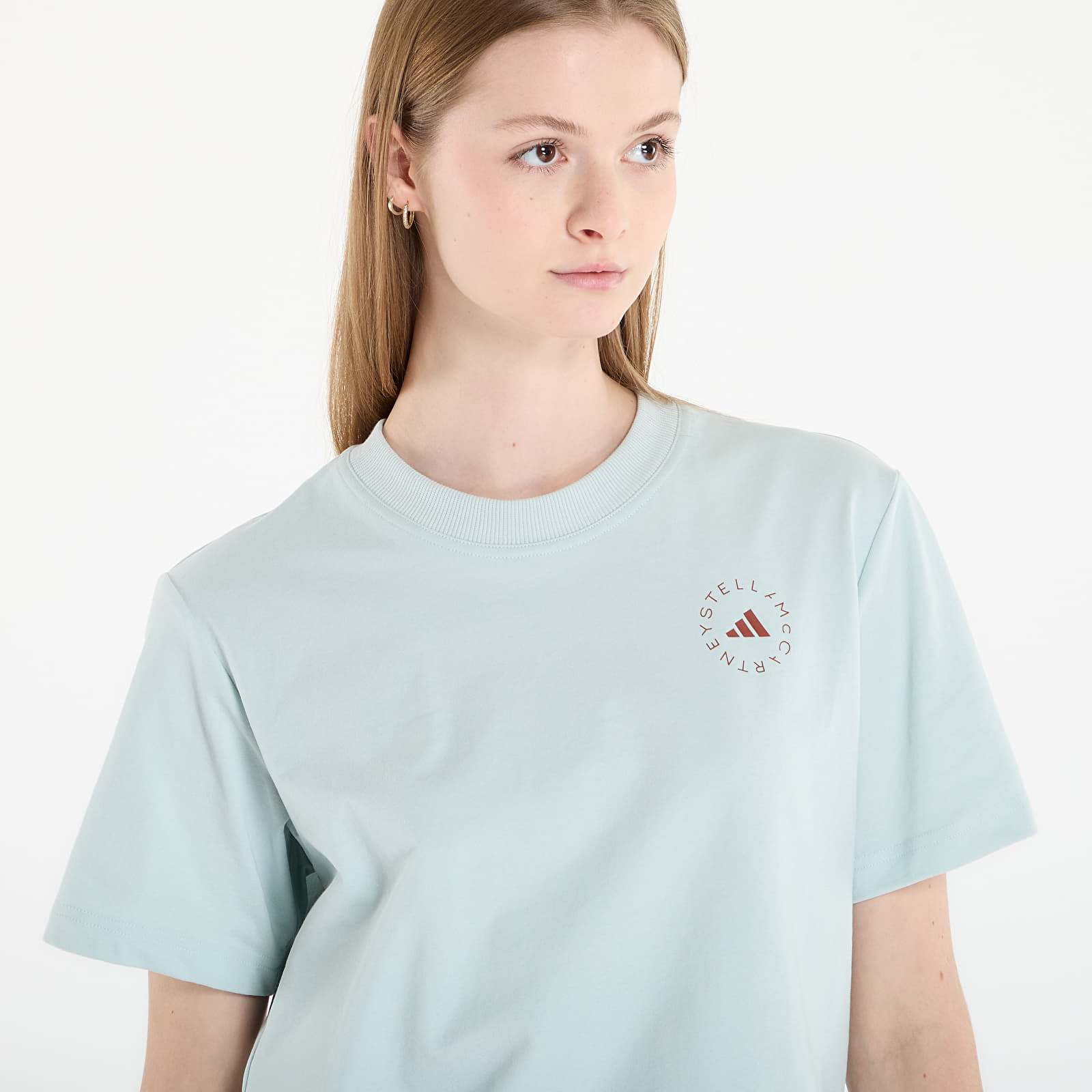 Magliette adidas x Stella McCartney Regl Tee Vapor Green