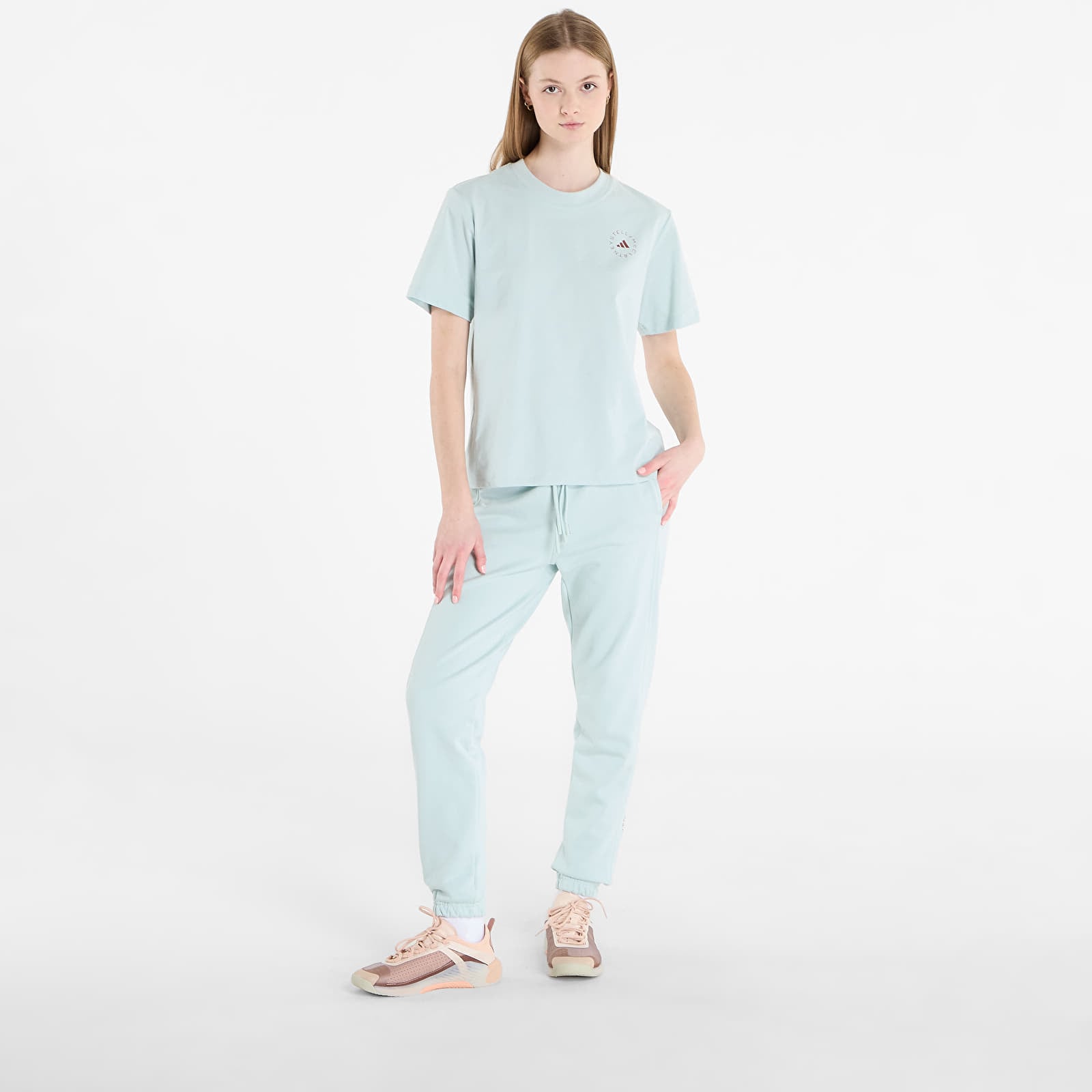 Magliette adidas x Stella McCartney Regl Tee Vapor Green