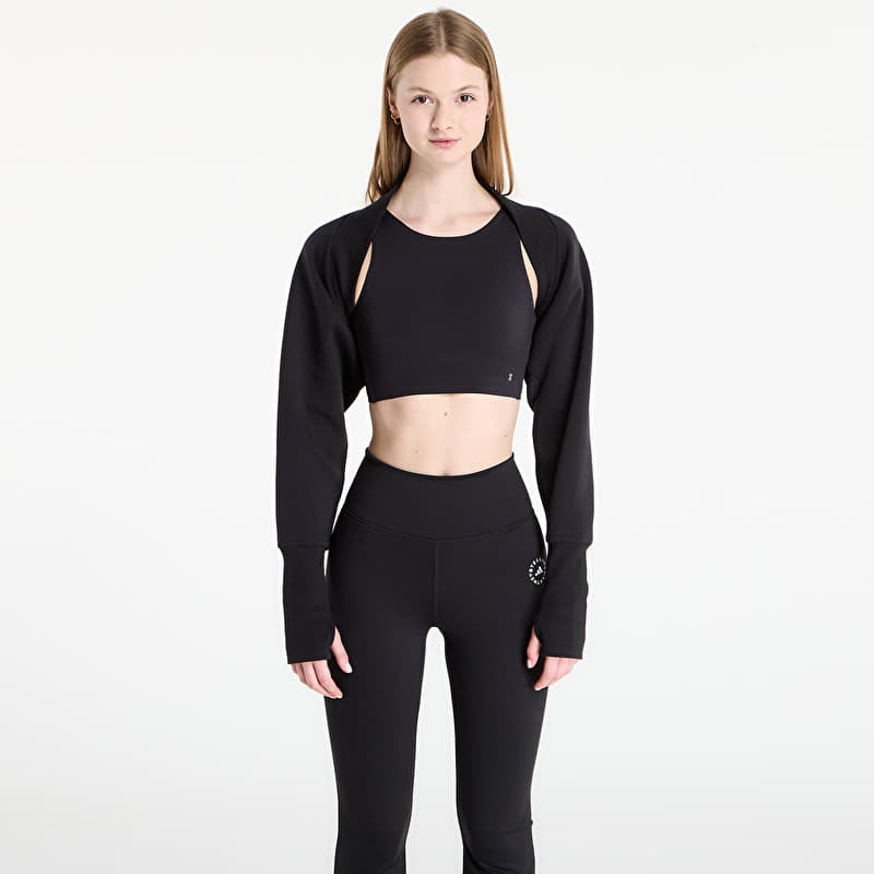 Sweatshirt adidas x Stella Mccartney Studio Sweatshirt Shrug Black