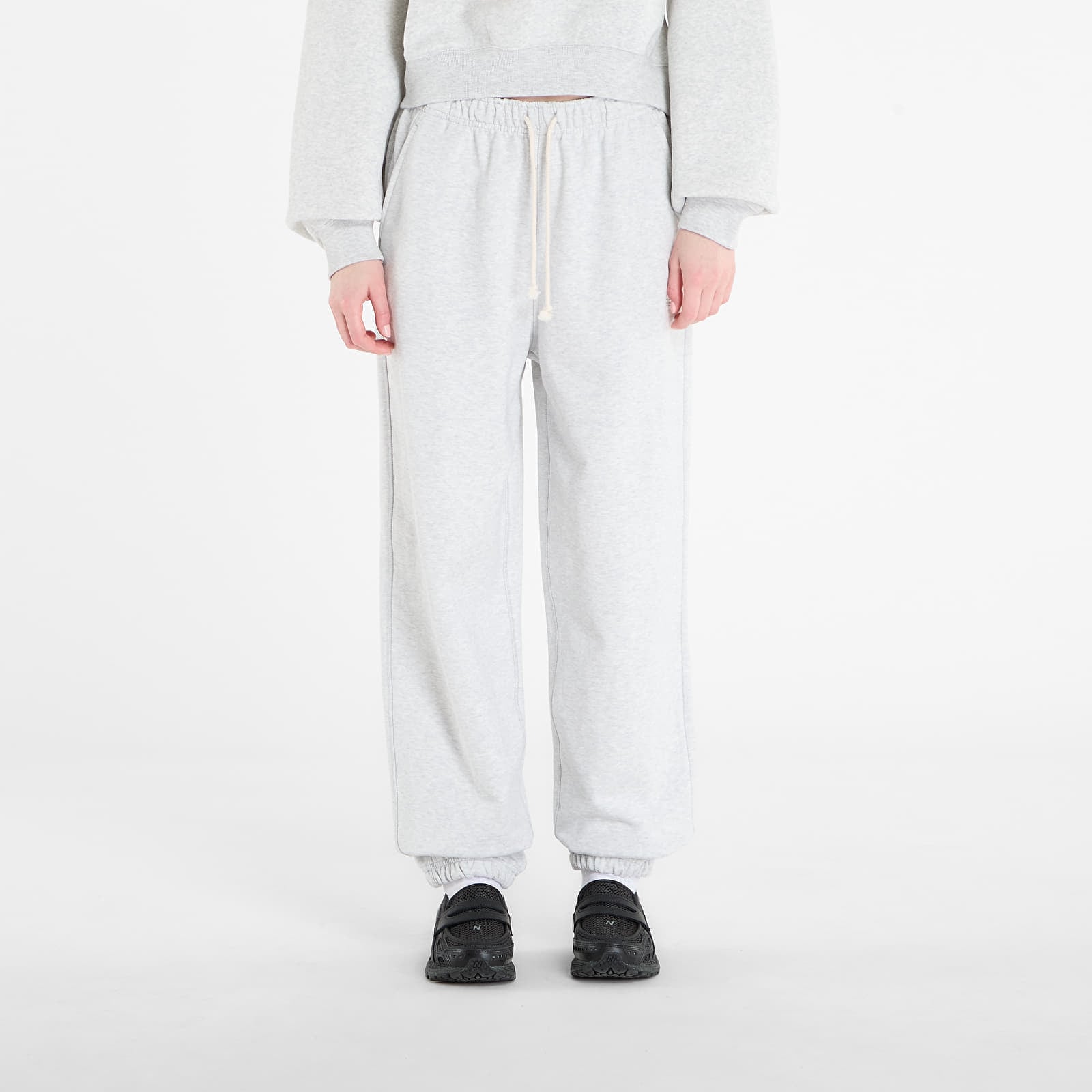 Pantaloni New Balance Athletics French Terry Jogger Ash Heather L