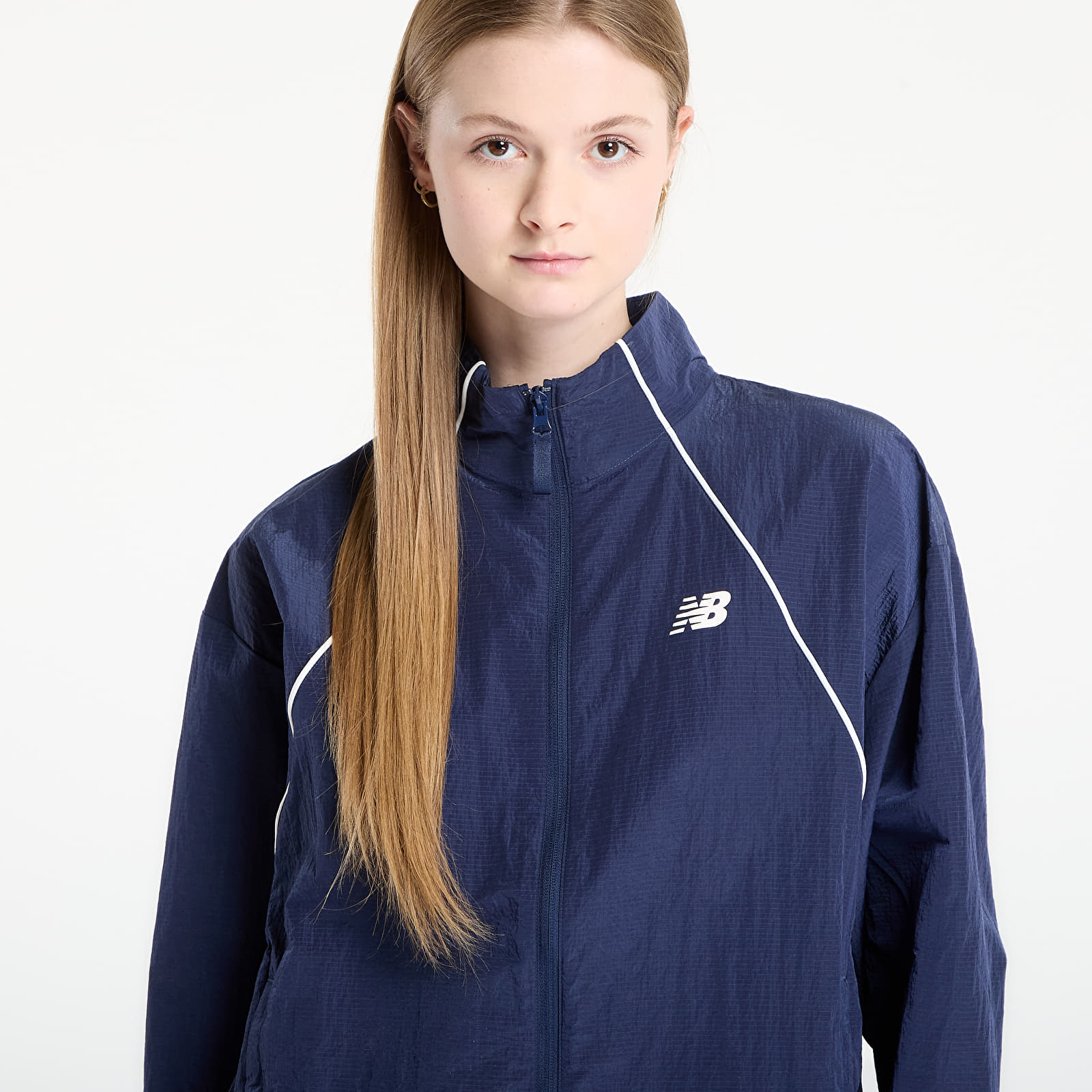 Női kabátok New Balance Sport Legacy Jacket Navy