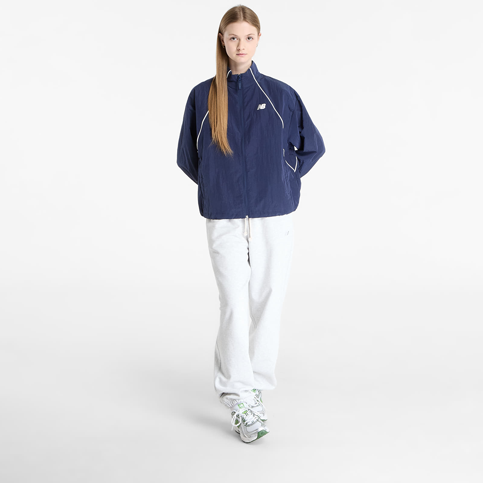 Női kabátok New Balance Sport Legacy Jacket Navy