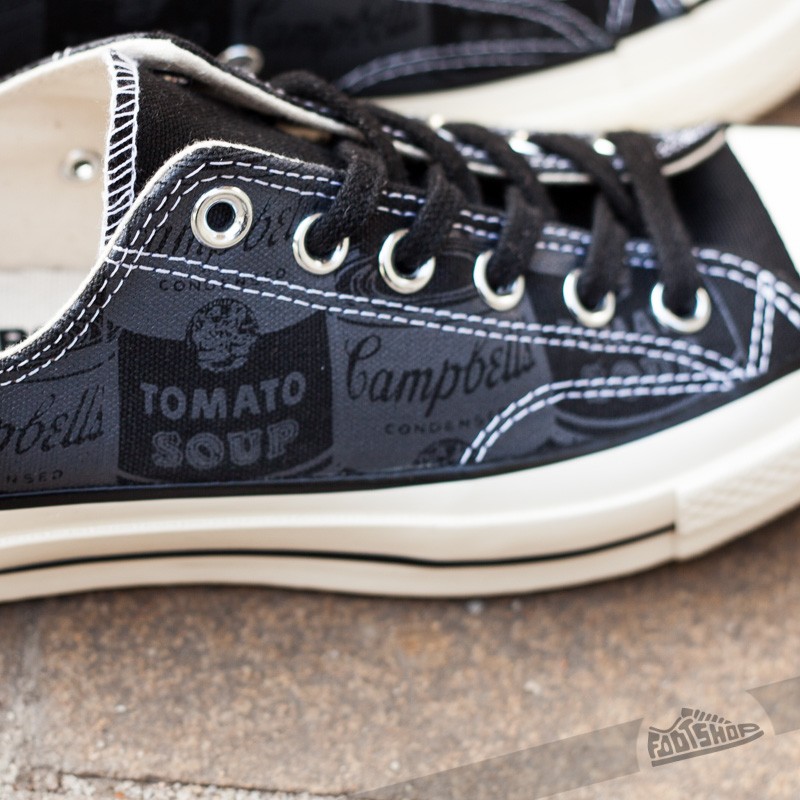 Men s shoes Converse CT 70 OX Black Andy Warhol Footshop