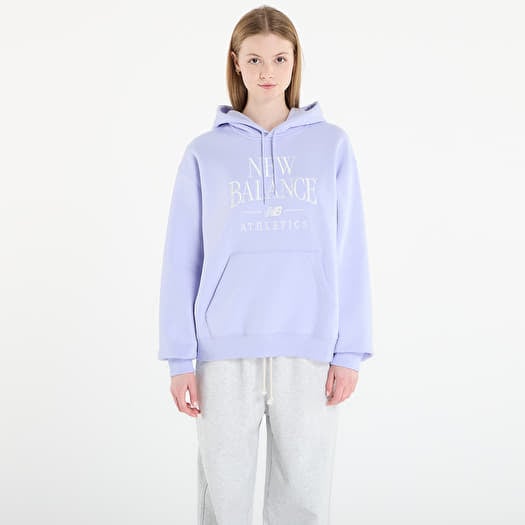 Verryttelypaita New Balance Linear Heritage Fleece Hoodie Daybreak