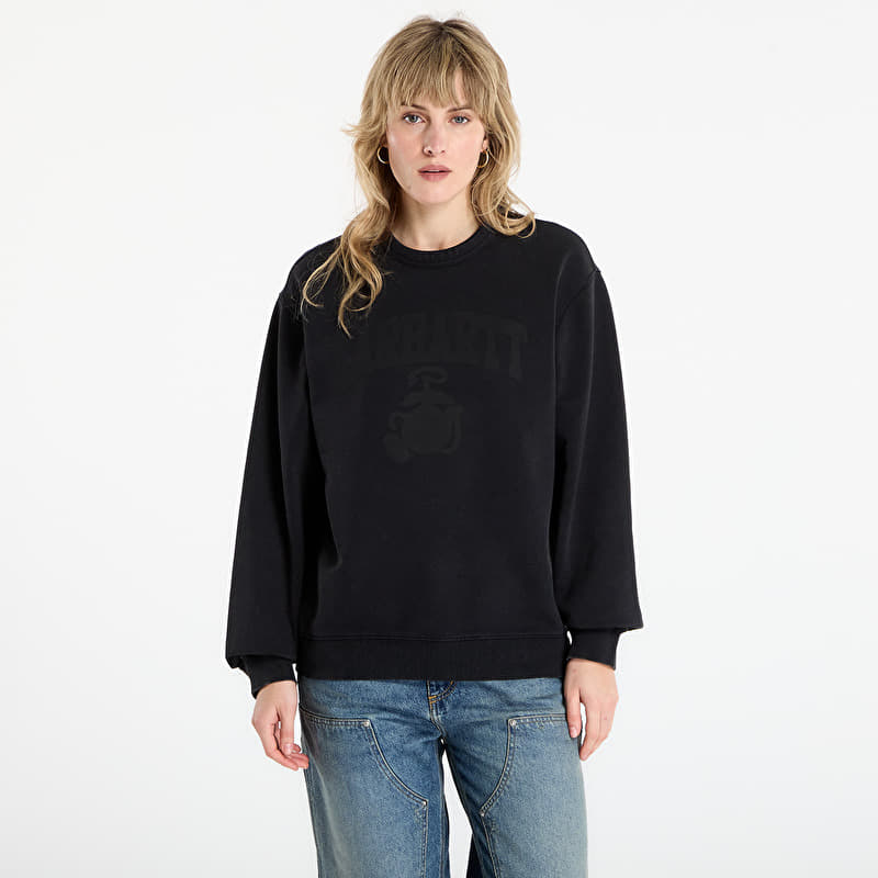 Sweatshirt Carhartt WIP Faded Pond Corps Sweat UNISEX Black