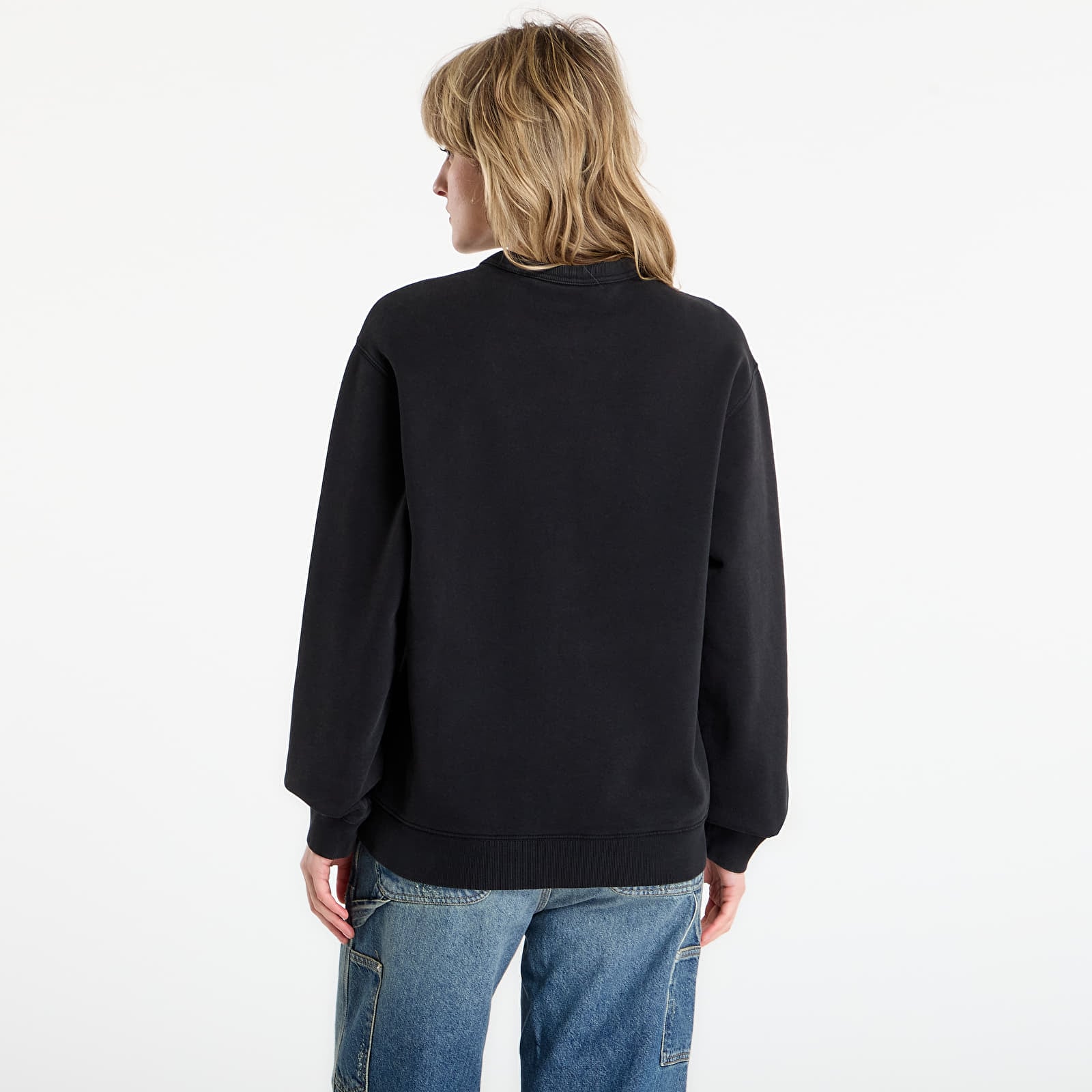 Dukserice Carhartt WIP Faded Pond Corps Sweat UNISEX Black