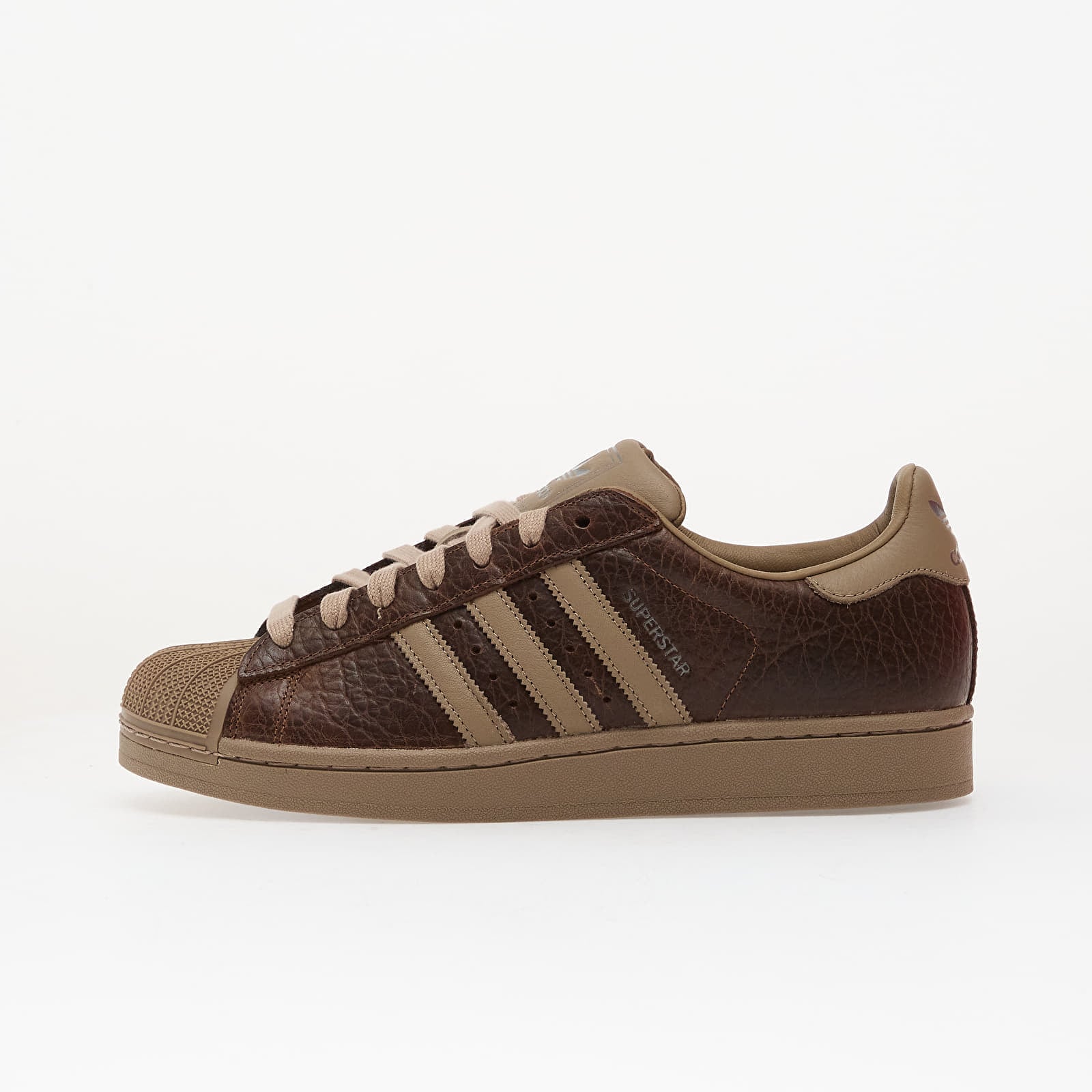 Levně Tenisky adidas Superstar II Preloved Brown/ Chalk Brown/ Iron Metalic