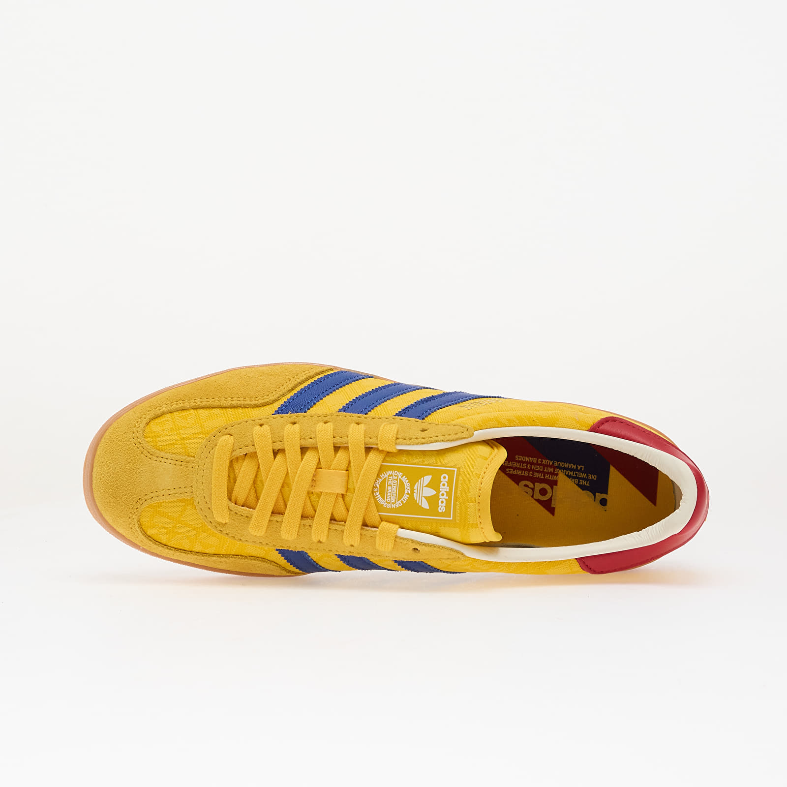 Men's shoes adidas Gazelle Indoor Bold Gold/ Power Blue/ Tmcord