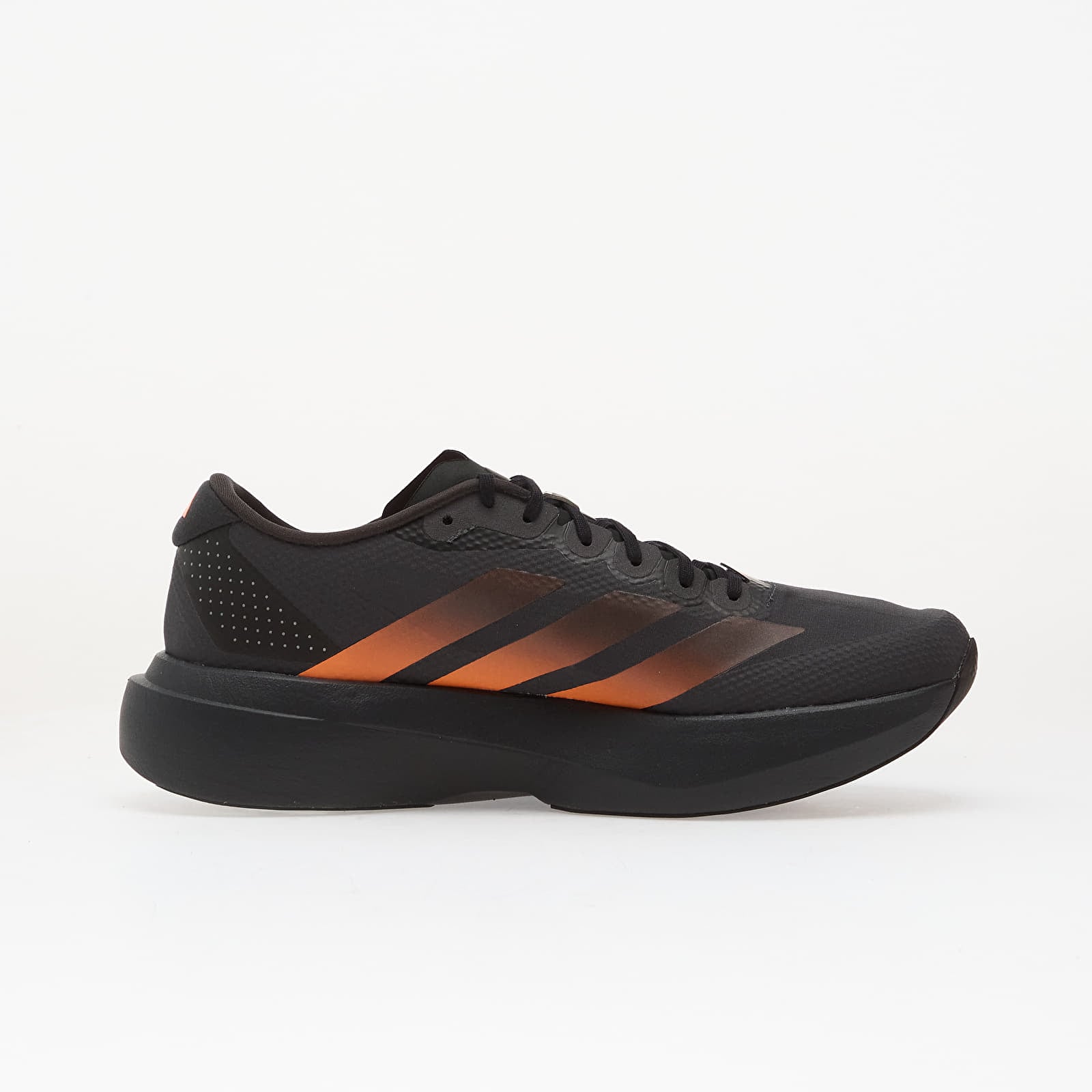 Men's shoes adidas Adizero EVO SL Woven Carbon/ Core Black/ Lucid Orange