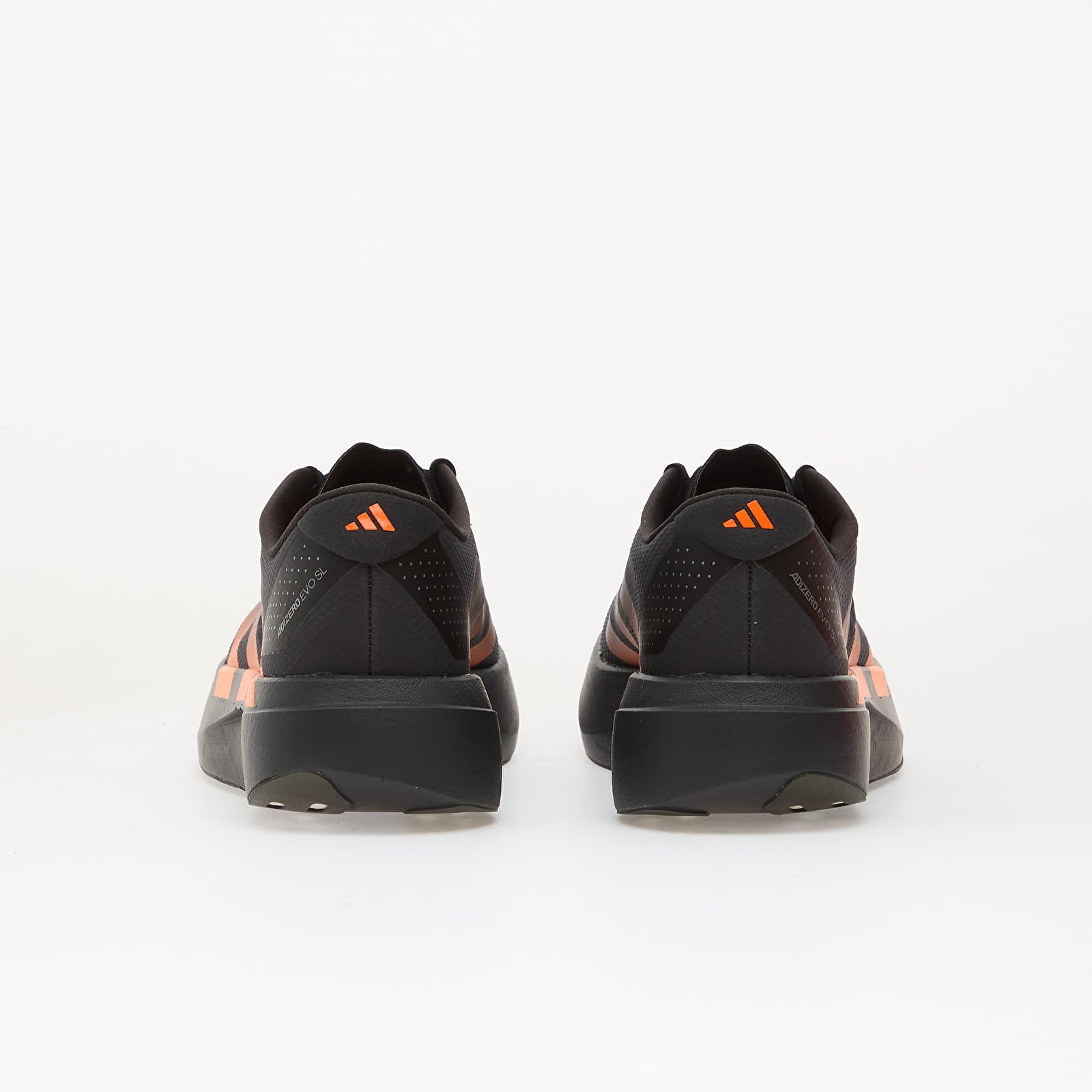 Men's shoes adidas Adizero EVO SL Woven Carbon/ Core Black/ Lucid Orange