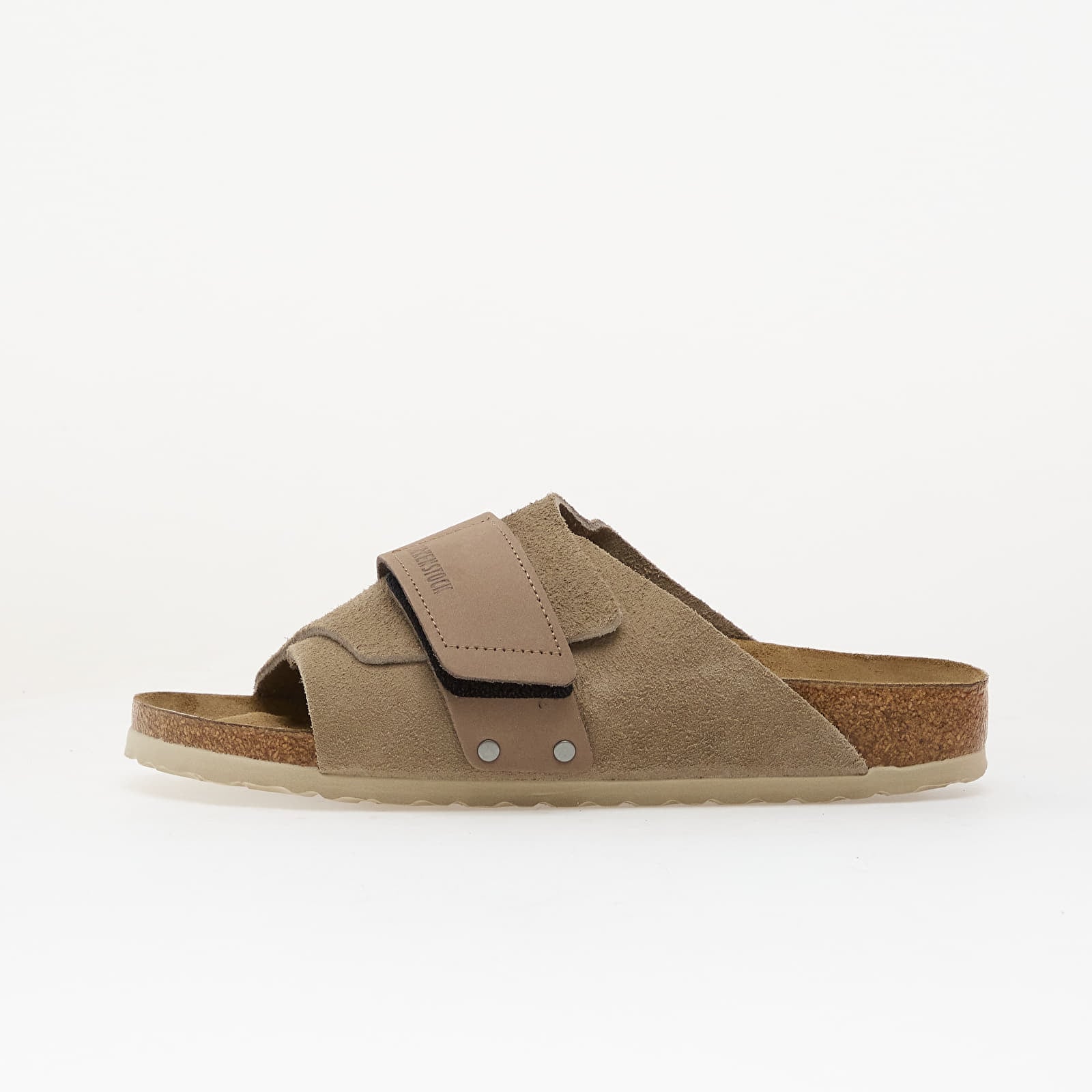 Pánské tenisky a boty Birkenstock Kyoto Nubuck-Suede Leather Unisex Taupe