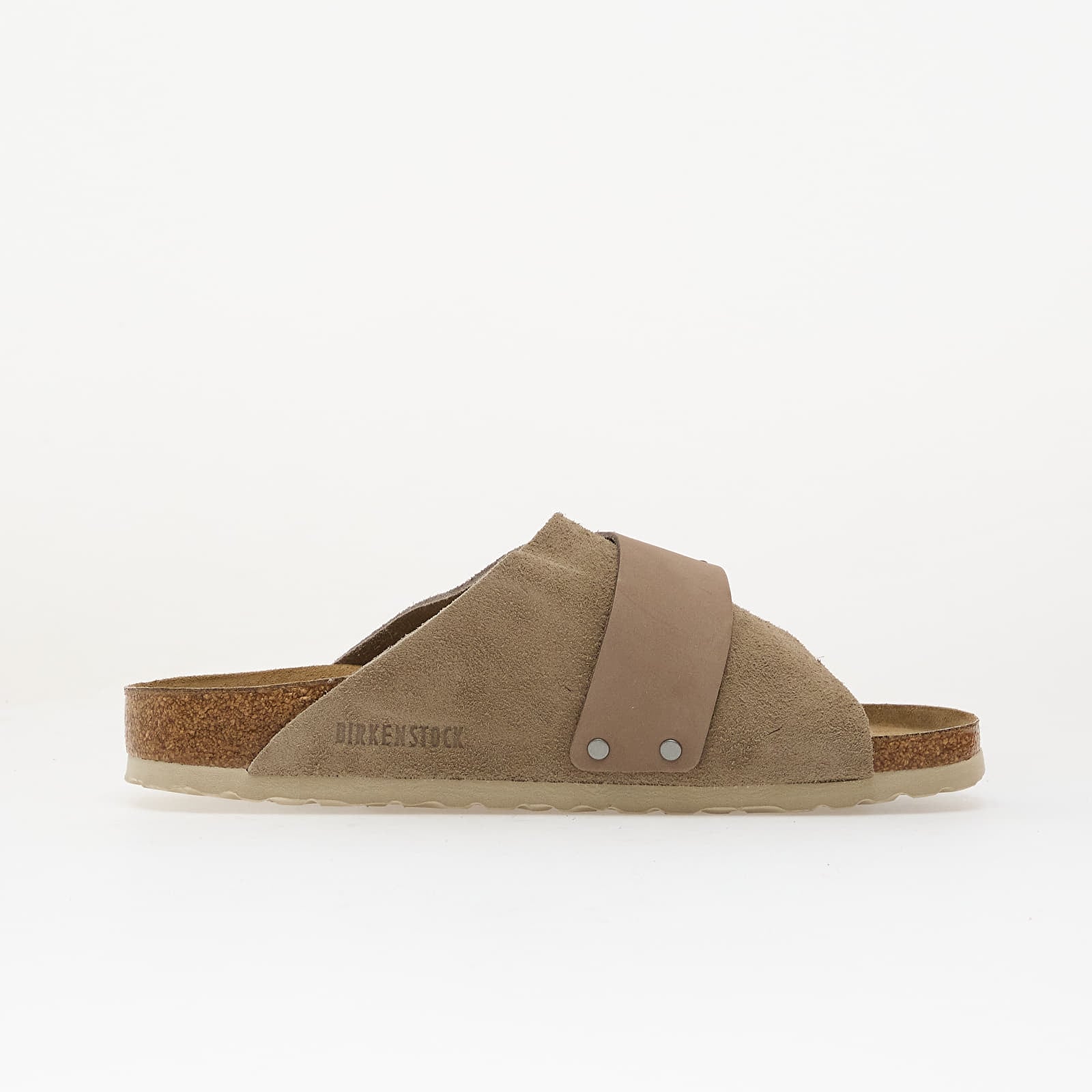 Pánské tenisky a boty Birkenstock Kyoto Nubuck-Suede Leather Unisex Taupe