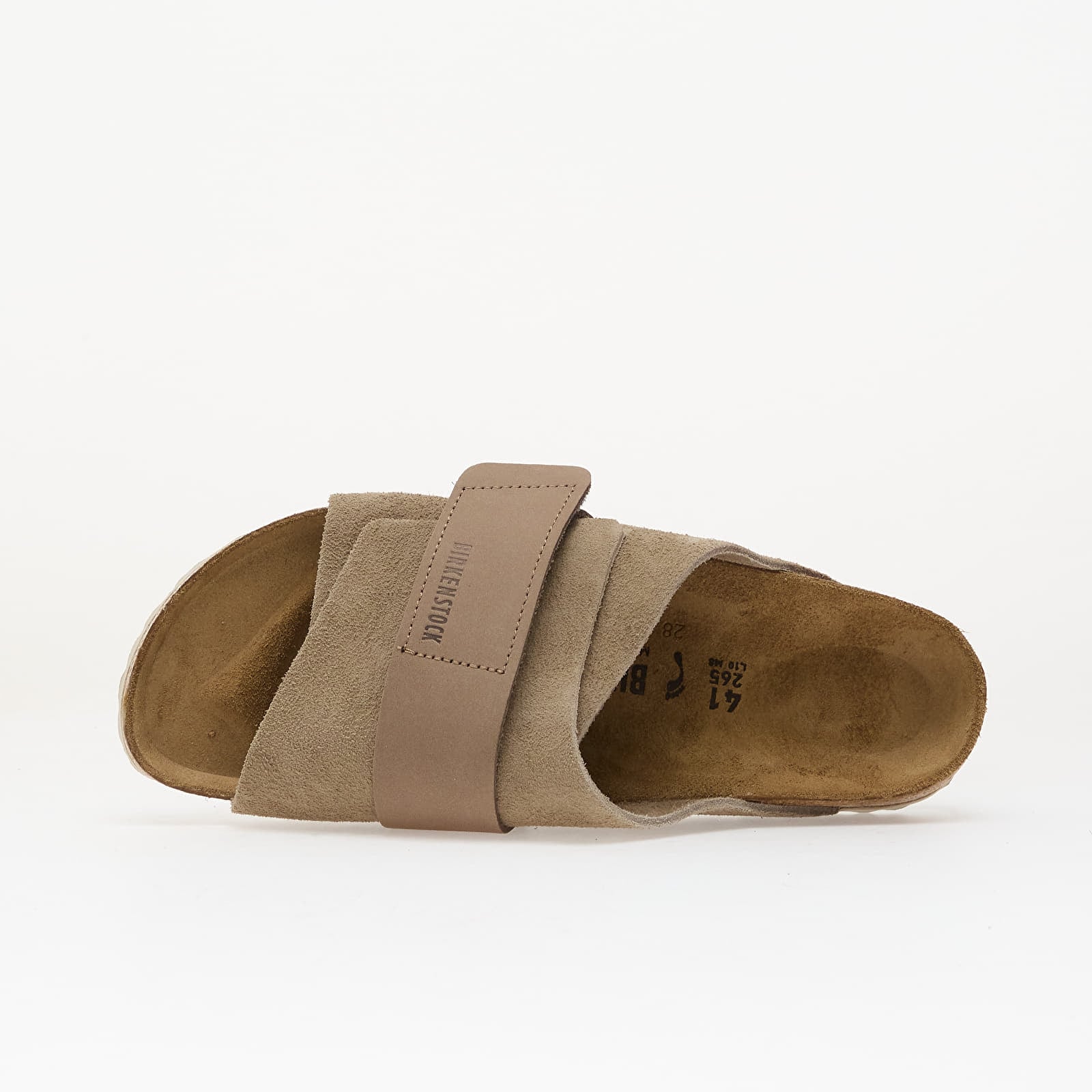 Pánské tenisky a boty Birkenstock Kyoto Nubuck-Suede Leather Unisex Taupe