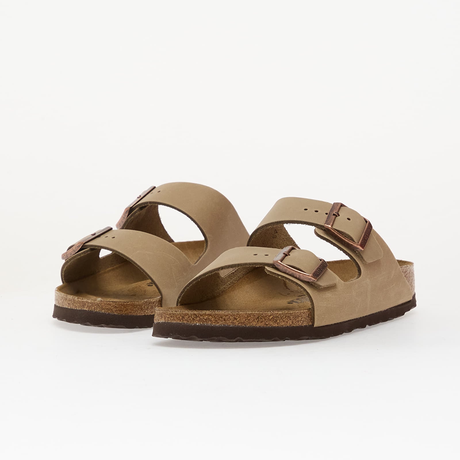 Pánské tenisky a boty Birkenstock Arizona Oiled Leather Unisex Tabacco Brown