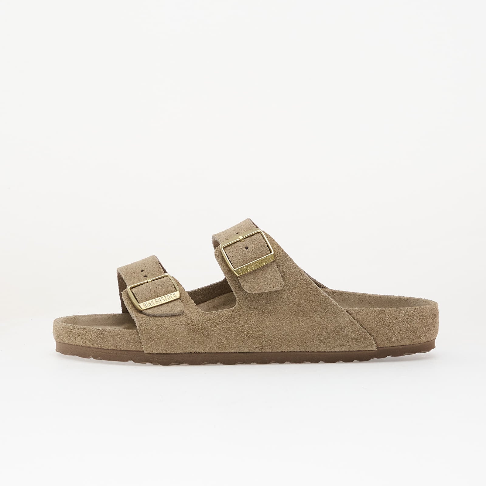 Miesten kengät Birkenstock Arizona Suede Leather Unisex Allover Taupe