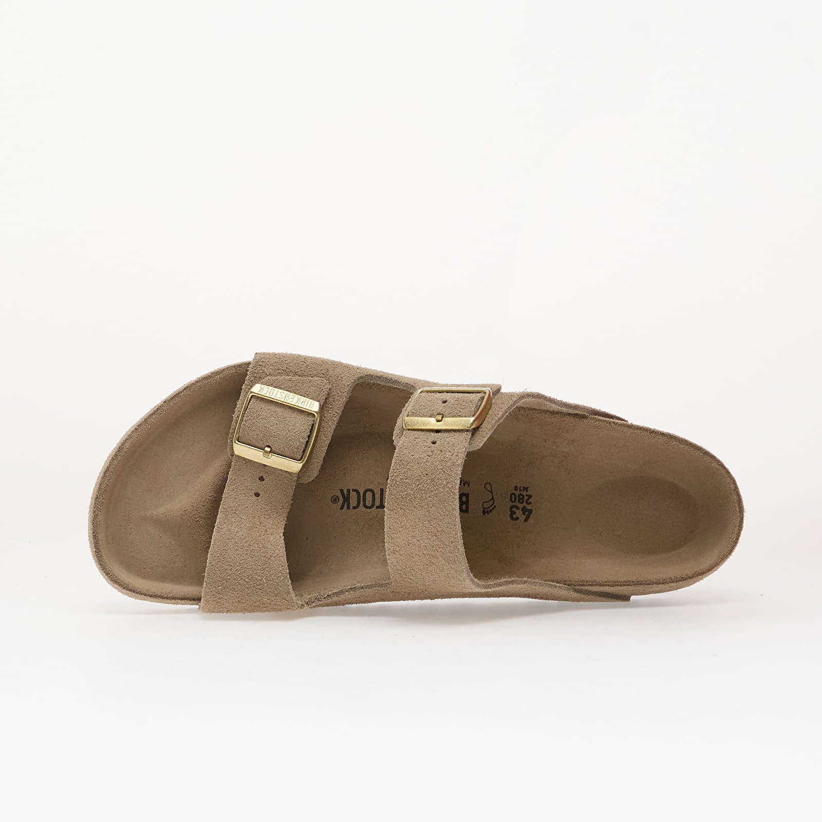Miesten kengät Birkenstock Arizona Suede Leather Unisex Allover Taupe