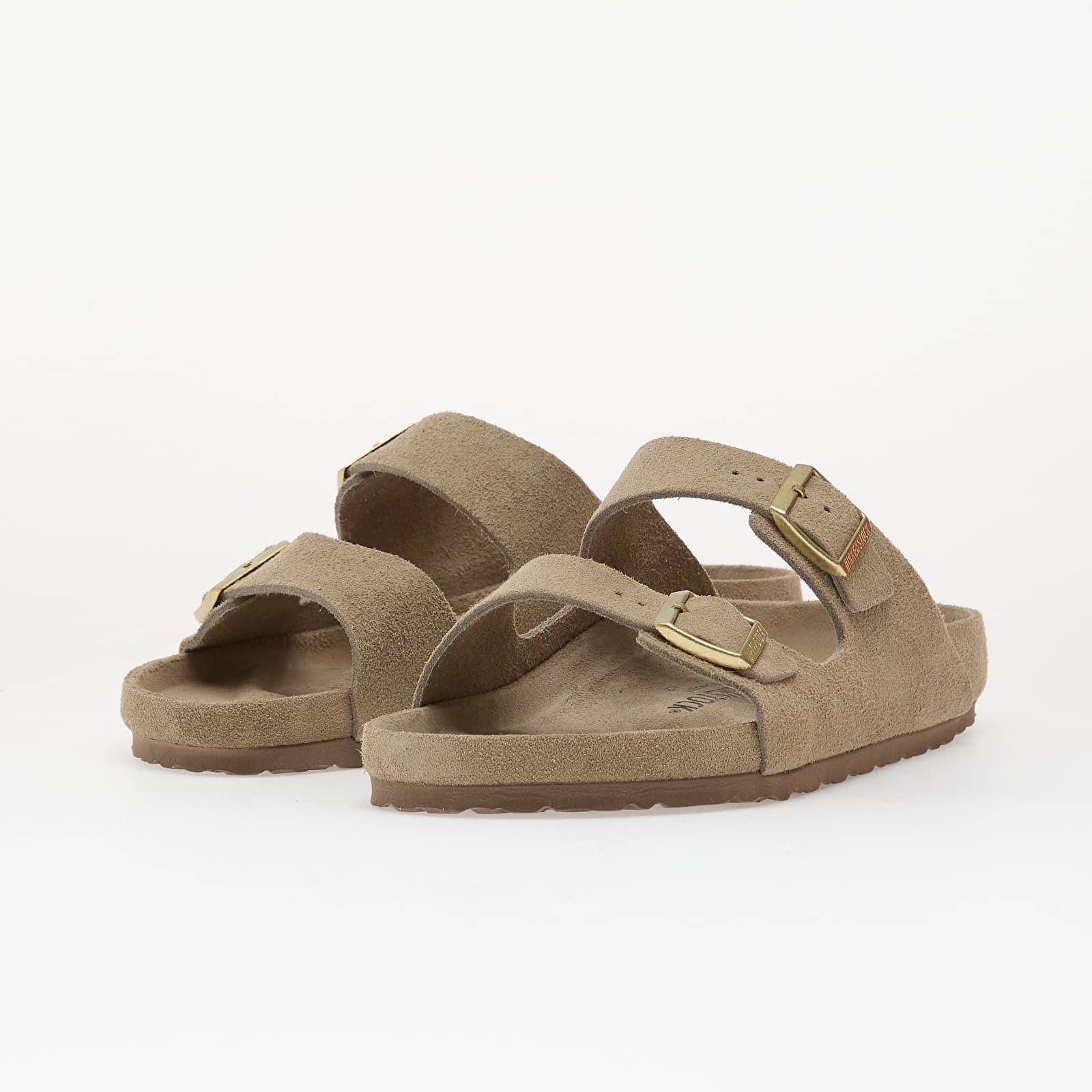 Miesten kengät Birkenstock Arizona Suede Leather Unisex Allover Taupe