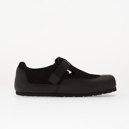 Birkenstock London Nova 2.0 Leather-Suede Unisex Black | Footshop