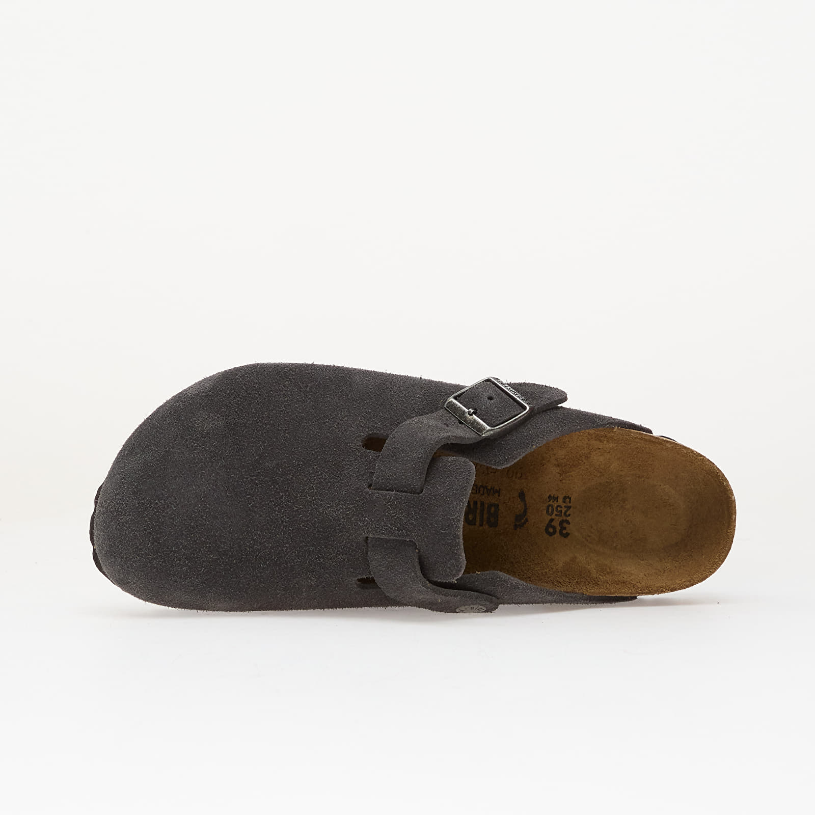 Buty męskie Birkenstock Boston Suede Leather Charcoal