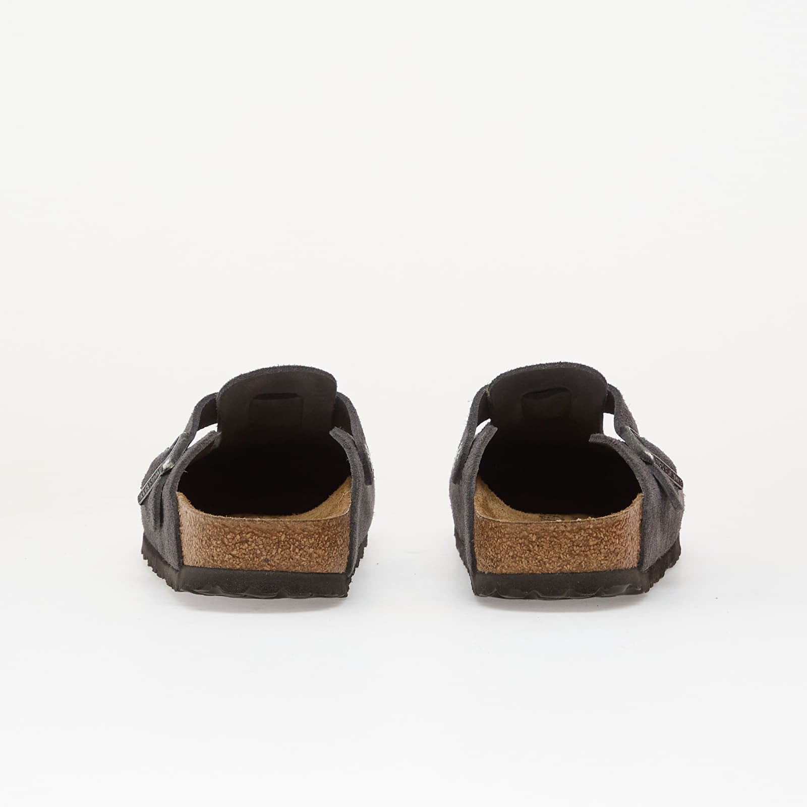 Buty męskie Birkenstock Boston Suede Leather Charcoal