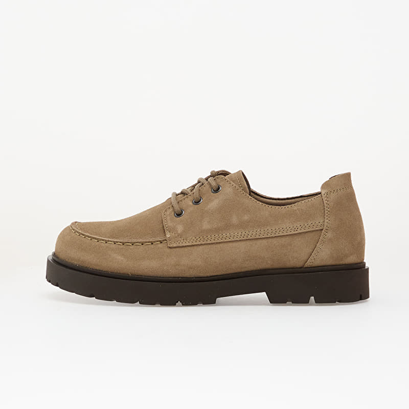 Birkenstock Highwood Moc Lace Low Suede Leather Gray Taupe