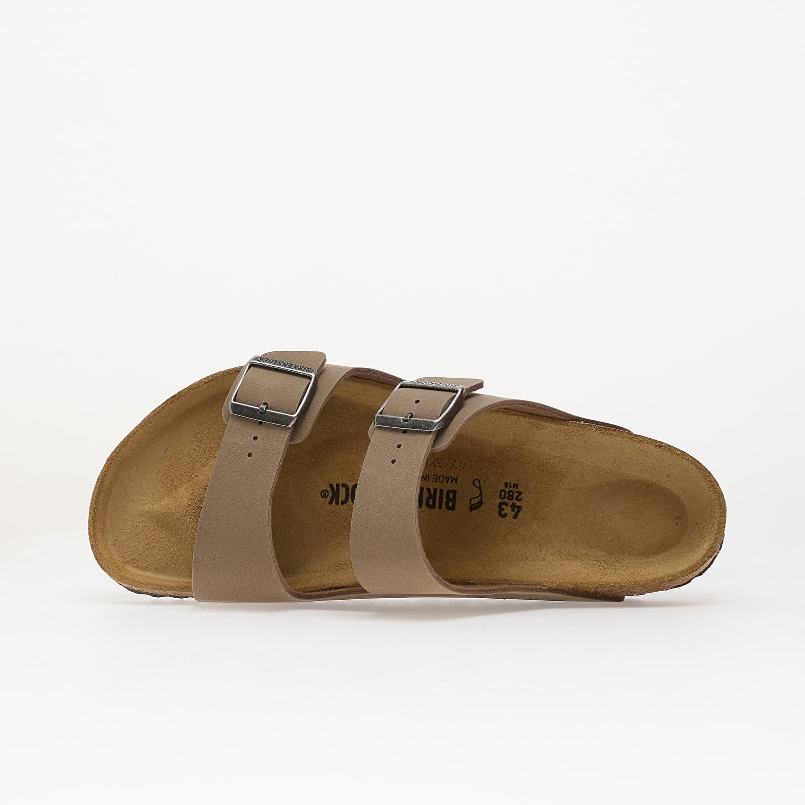 Buty męskie Birkenstock Arizona Birkibuc Unisex Gray Taupe