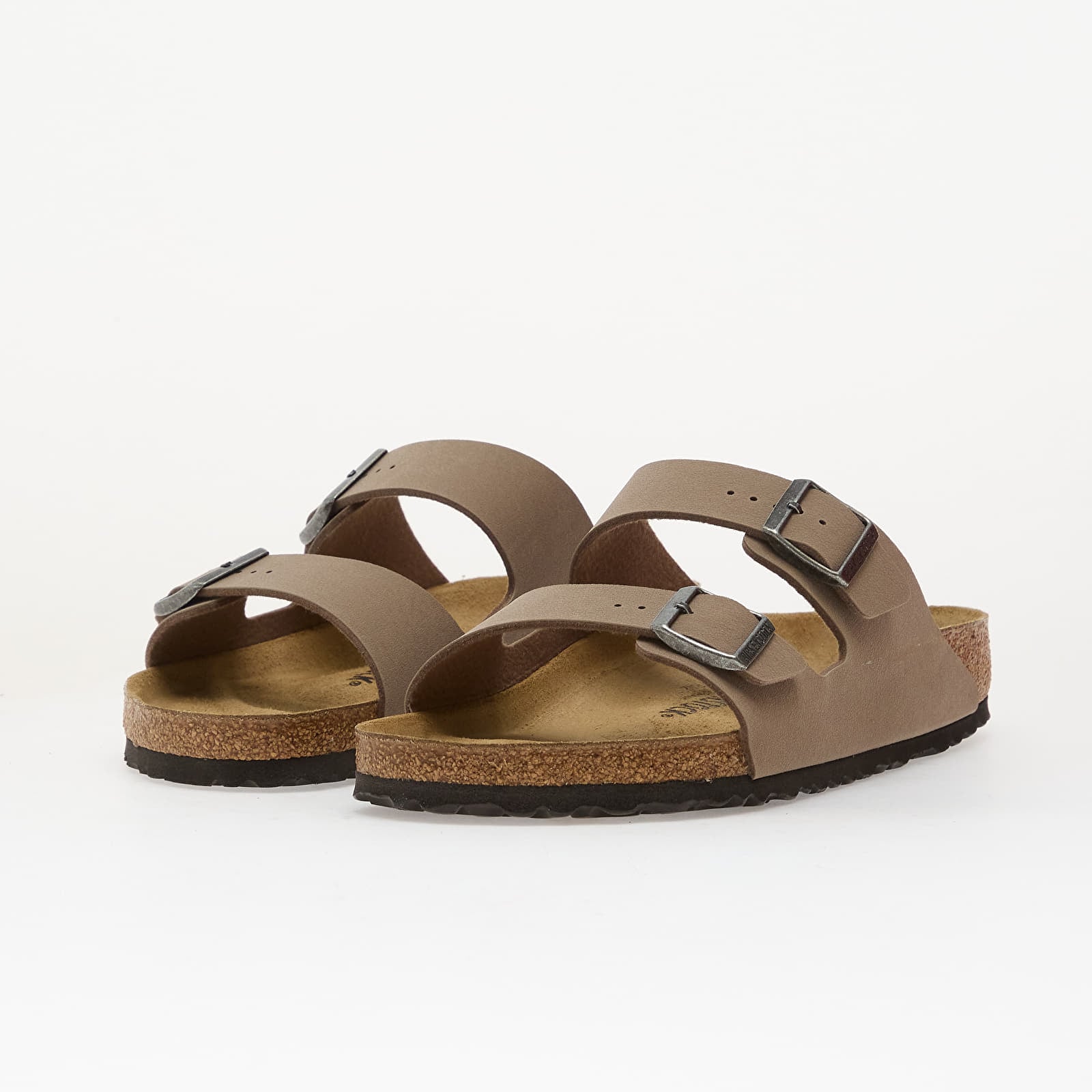 Buty męskie Birkenstock Arizona Birkibuc Unisex Gray Taupe