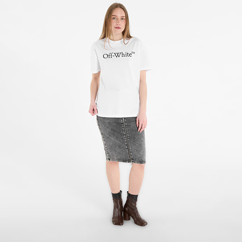 Off-White Big Logo Bookish Regular Tee White