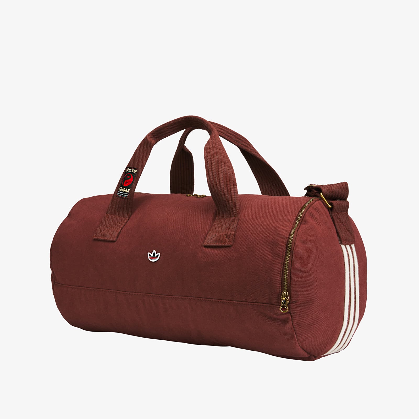 Tašky cez rameno adidas Clot Barrel Bag Fox Brown