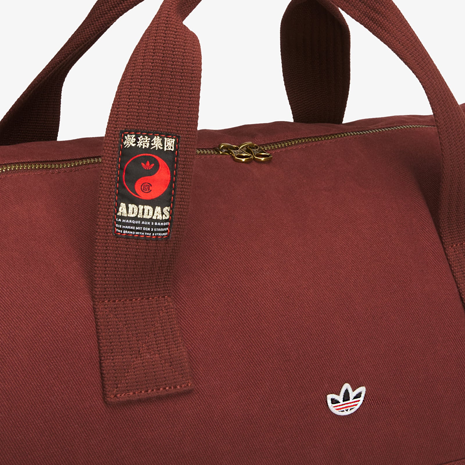 Tašky cez rameno adidas Clot Barrel Bag Fox Brown